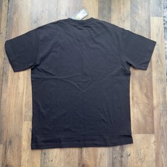 NWT New Balance Men’s Size M Black Stacked Logo Cotton T-Shirt MT51986
