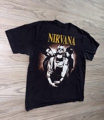Nirvana Kurt Cobain The Roxx Rock Band T-Shirt Mens (L) Single Stitch Grunge