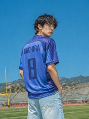 Blue Lock Anime Bachira #8 Jersey , Anime Cosplay Tshirt for Men and Women