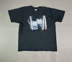 Vtg Anvil Wolves Wolf T-shirt Mens XL Frentner 2002 Y2K Cotton