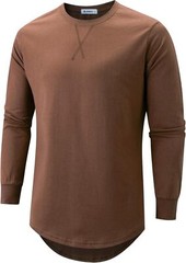 Mens 100% Cotton Pre-Shrunk Longline Crewneck T-Shirt Hip Hop Urban Style S-4XL