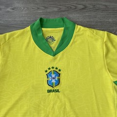 Brazil National Team Soccer Jersey Custom Back Creed 23 Mens Large
