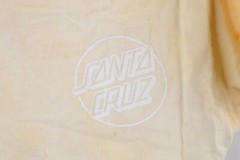 Vintage Santa Cruz Skateboards Mens Small Spell Out Thrashed Acid Wash T-Shirt