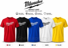 Milwaukee Shirt Men’s Clothing Milwaukee Tools Equipment Size S-2XL,