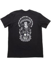 Fasthouse Men’s 805 Premier Vive Por Short Sleeve T-shirt Skeleton with Sombrero