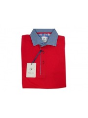 Fonderico Polo Man Tailored Art. A1512 Col.18 Red