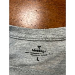 Birddogs Long Sleeve T-Shirt Mens Large Gray Pocket Sunset Graphic Tee