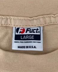New FUCT T-Shirt Beige Size L / Made in USA