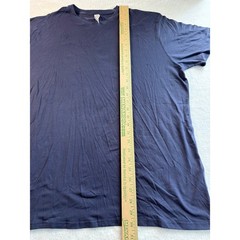 Royal Avalon Mens XL Navy Blue Bamboo Cotton Blend Stretch Crew Neck T-Shirt