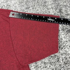 NEW Dr Pepper Logo Men’s M Red Heather T-Shirt Tee Luv Graphic Cotton Blend