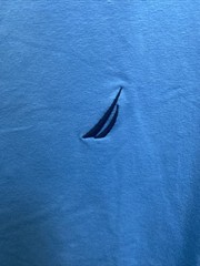 NEW Nautica Performance Mens Blue T-Shirt 3XL V Neck Short Sleeve NWT $44.50