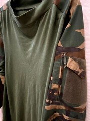 Rothco G.I. Combat Long Sleeve Military Tactical Shirt | Green Camo | Mens 2XL