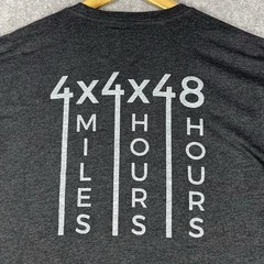 David Goggins T-Shirt Mens Large Heather Gray Stay Hard Gym Battle Axe Hatchet