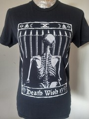 Death Wish 13 Tshirt XSmall Black Skeleton Swords