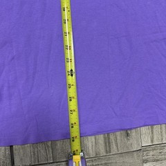 NWT VTG Polo Ralph Lauren Crew Neck Tee L Purple Single Stitch Logo Embroidered