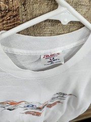 Vintage Sky Hawk A4 Army Navy Single Stitch T shirt sz XL