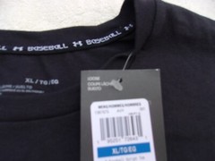 NWT Under Armour loose fit T, men’s M – XXL, black, baseball, cotton blend