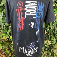 2000s Marilyn Manson shirt size XXL band tee We’re From America 2009 tour merch