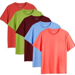 Mens Multipack T Shirts 3 & 5 Pack Cotton Plain Short Sleeve Round Crew Neck Tee
