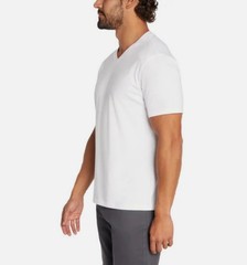 3 Pack Banana Republic Mens Vee Short Sleeve V Neck Premium Wash T-Shirts Fit