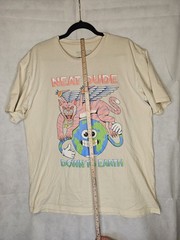 Neat Dude x Croc Jackson Men’s XL Beige Down To Earth Tiger unisex T-shirt