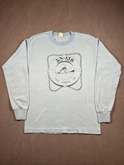 Vtg Sigma Nu Alpha Tau Omega Fall Cruise ‘84 Long Sleeve T Shirt Single Stitch L