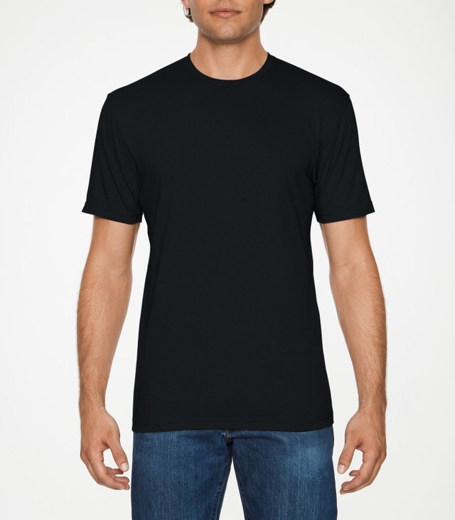 BRAND NEW GILDAN SOFTSTYLE CVC BLACK T SHIRT SIZE XL EXTRA LARGE FREE SHIPPING