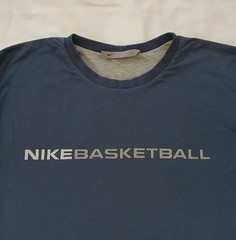 Vintage Nike Reversible Long Sleeve Shirt Mens Large Gray And Blue Heavyweight