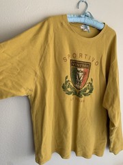 2XL The Venetian Las Vegas Sportivo Yellow Thermal T-shirt XXL Italian Sport