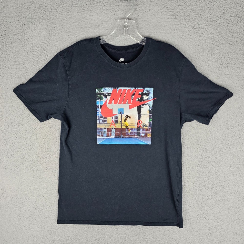 Nike Athletic Cut T-Shirt Mens Large ‘Air Hybrid Photo’ Short Sleeve 847533-010