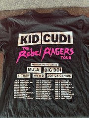Kid Cudi “The Rebel Rangers” Tour T-shirt – Small – Brand New
