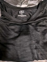 Athletic Works Driworks Quick Dry Tee Shirt Mens 2XL Short Sleeve Black NWT