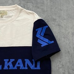 Vintage Karl Kani White Spell Out Logo T Shirt Mens XL Short Sleeve Tupac 90s