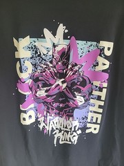 Black Panther Warrior King Marvel Comics Men’s Avengers T-Shirt Size Large