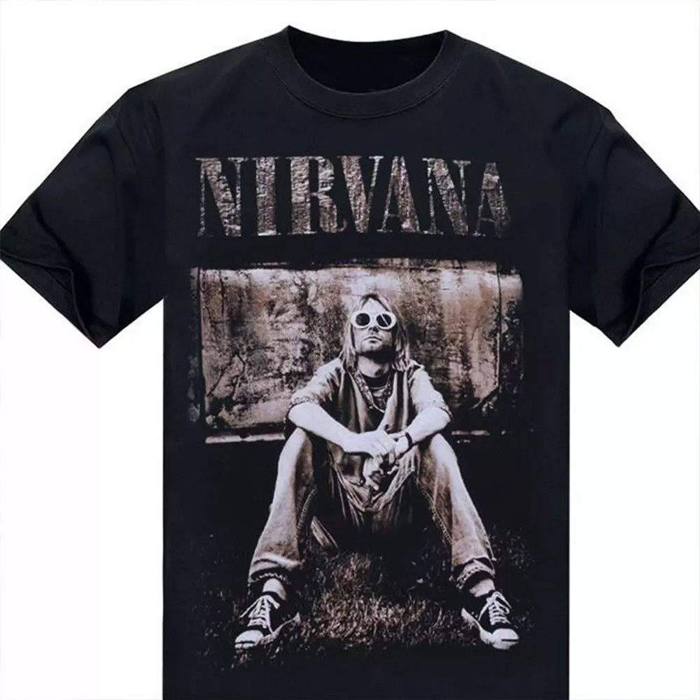 Kurt Cobain Nirvana T shirt Size S-5XL Cotton Men and Women DO175