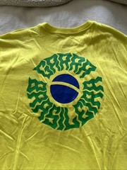 Nike Garra Brasileira Brazil Soccer T-Shirt Mens XL Yellow DH7662-740 World Cup