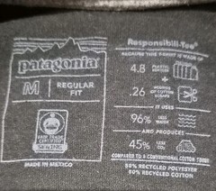 MENS PATAGONIA RESPONSIBILI-TEE SIZE MEDIUM