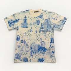 Louis Vuitton Blue Toile Monogram, Size Small