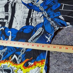 RARE 1994 Marvel Venom Ghost Rider All Over Print AOP T Shirt Mens XL Fruit Loom