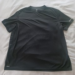 Men’s Black Shirt 3XL Active Short Sleeve Athletic Works DriWorks