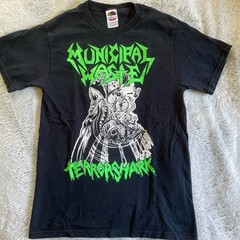 Municipal Waste Terror Shark T-shirt, Koozie, CD, Patch, & Stickers Bundle
