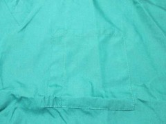 NWT Cherokee Unisex Size L V-Neck Shirt Green Short Sleeve Chest Pocket Workwear