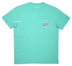 NWT Vineyard Vines Men SS Whale Pocket Crew T-Shirt Tee “SENDFISH & LEAVES WHL”