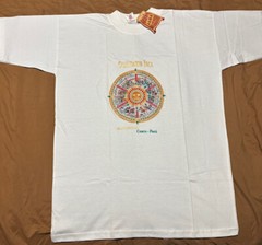 Peru Machupicchu Calendario Inca T-shirt New Large