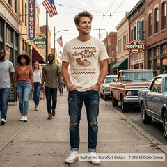 Aunt Meg’s Diner T-Shirt – Vintage 90s Movie Inspired Graphic Tee – Retro Wakita