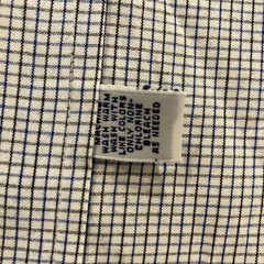 Ralph Lauren BLAKE 90s Tattersall Shirt Men’s L Black Blue Check For 14Y+ Japan