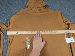 Free Fly Bamboo Lighweight Hoodie Mens 2XL Ochre Brown Sun UPF 30+ NWT