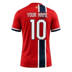 Custom Norway Soccer Jersey, Personalized Name Number Football Shirt