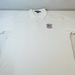 Bonneville Salt Flats Speedway Nationals Shirt Polo White Men’s XL