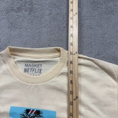 PacSun Market Netflix T Shirt Medium Beige Medium Squid Game TV Show